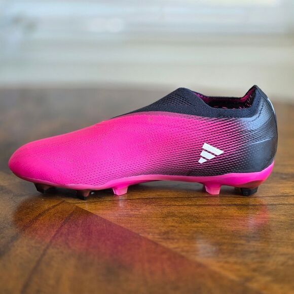 Adidas X Speedportal+ Plus FG Soccer Cleats Pink Black GZ5120 New Girls Size 4Y - Picture 9 of 14